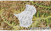 Physical 3D Map of Dagze, satellite outside