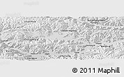 Physical Panoramic Map of Dagze, desaturated