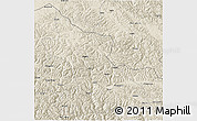 Shaded Relief 3D Map of Dengqen