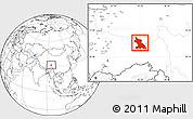 Blank Location Map of Dengqen
