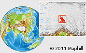 Physical Location Map of Dengqen