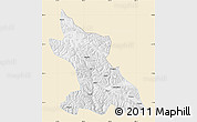 Classic Style Map of Dengqen, single color outside