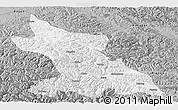 Gray Panoramic Map of Dengqen