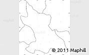 Blank Simple Map of Dengqen, no labels