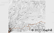 Physical 3D Map of Dinggye