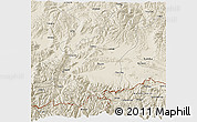 Shaded Relief 3D Map of Dinggye