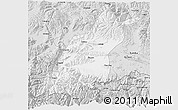 Silver Style 3D Map of Dinggye