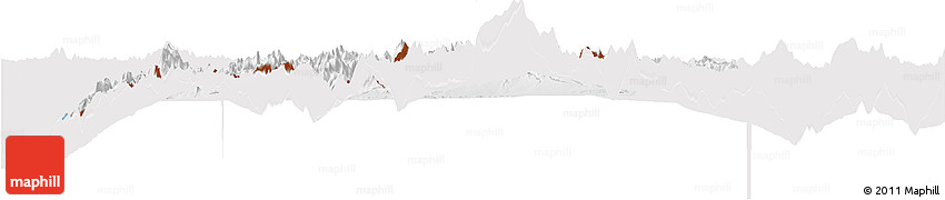 Physical Horizon Map of Dinggye, cropped outside