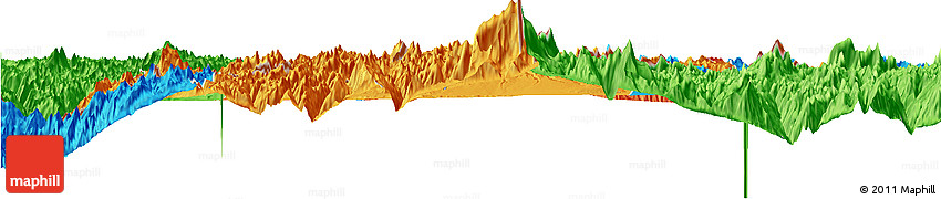 Political Horizon Map of Dinggye