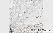 Physical Map of Dinggye