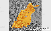 Political Map of Dinggye, desaturated