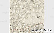 Shaded Relief Map of Dinggye
