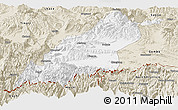 Classic Style Panoramic Map of Dinggye