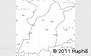 Blank Simple Map of Dinggye