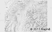 Physical 3D Map of Doilungdeqen, desaturated
