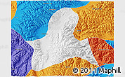 Physical 3D Map of Doilungdeqen, political outside