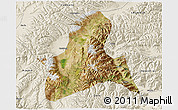 Satellite 3D Map of Doilungdeqen, shaded relief outside
