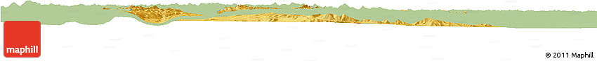 Savanna Style Horizon Map of Doilungdeqen, single color outside