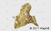 Satellite Map of Doilungdeqen, single color outside