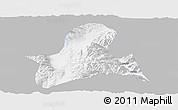 Gray Panoramic Map of Doilungdeqen, single color outside