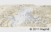 Physical Panoramic Map of Doilungdeqen, shaded relief outside
