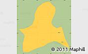 Savanna Style Simple Map of Doilungdeqen, single color outside