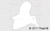 Silver Style Simple Map of Doilungdeqen, cropped outside