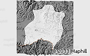 Physical 3D Map of Gamba, darken