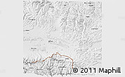 Physical 3D Map of Gamba, desaturated
