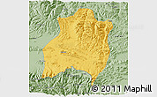 Savanna Style 3D Map of Gamba