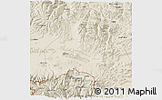 Shaded Relief 3D Map of Gamba