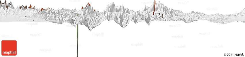 Physical Horizon Map of Gamba, semi-desaturated