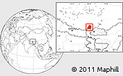 Blank Location Map of Gamba