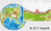 Physical Location Map of Gamba, highlighted parent region