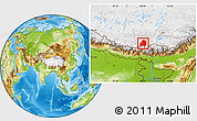 Physical Location Map of Gamba