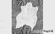 Physical Map of Gamba, darken