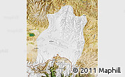 Physical Map of Gamba, satellite outside