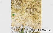 Satellite Map of Gamba