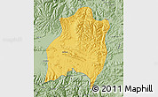 Savanna Style Map of Gamba