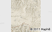 Shaded Relief Map of Gamba