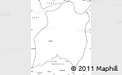 Blank Simple Map of Gamba