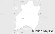 Silver Style Simple Map of Gamba