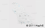 Physical 3D Map of Gerze, cropped outside