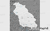 Physical 3D Map of Gerze, darken