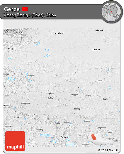 Physical 3D Map of Gerze