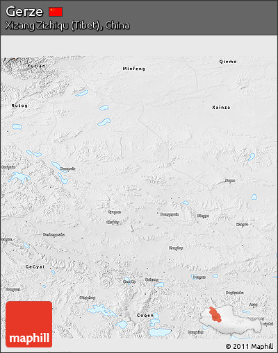 Physical 3D Map of Gerze
