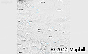 Physical 3D Map of Gerze, semi-desaturated