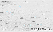 Physical Panoramic Map of Gerze, desaturated