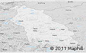 Silver Style Panoramic Map of Gerze