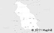Silver Style Simple Map of Gerze